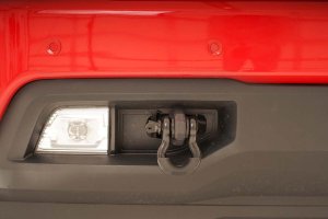 Chevrolet Silverado 1500 Tow Hook to Shackle Conversion Kit - Front - Rough Country - Black - '19-'22